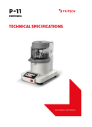 Technical Specifications Mill P-11